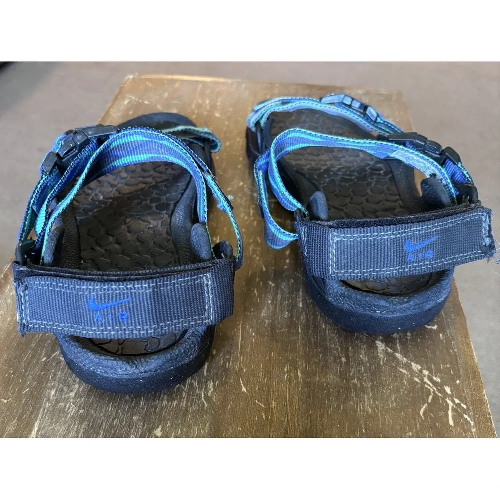 Nike ACG Air Deschutz Outdoor Water Sandals Blue Green Mens Sz 7 190043 90's VTG